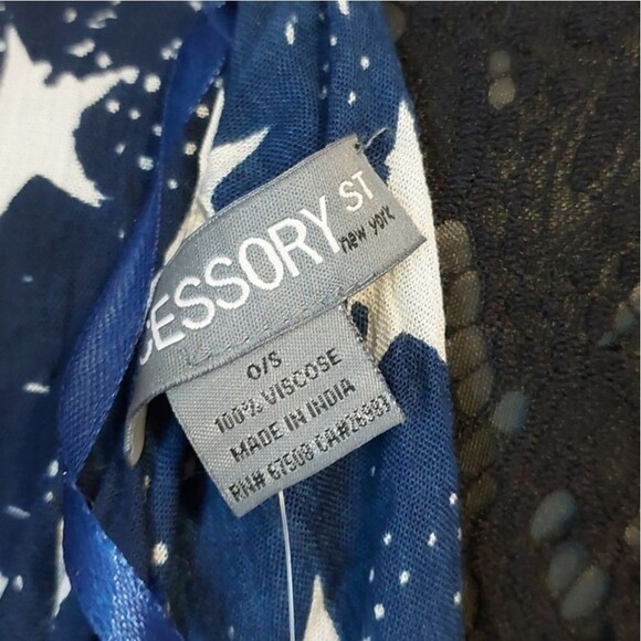 Accessory St Patriotic American Flag Shawl Shrug Wrap Swim Cover One Size NWT - Picture 7 of 8